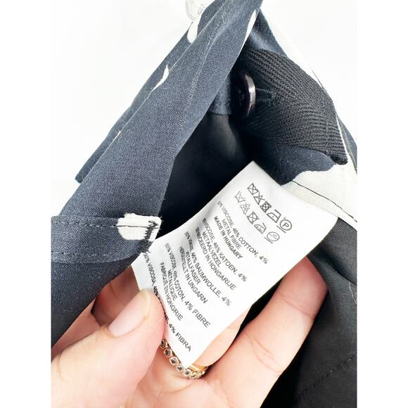 Dries Van Noten Men’s White Black Parton Floral-Print Viscose Pants Size EU 40 - Picture 3 of 6